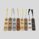 Gift light oak bookmark with Arabic Inscription - Image 4