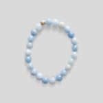 Blue calcite gemstone bracelet