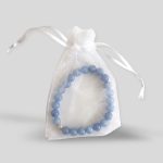 Blue calcite gemstone bracelet - Image 2